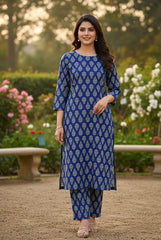 2 Pcs Ladies Suit Des 1105
