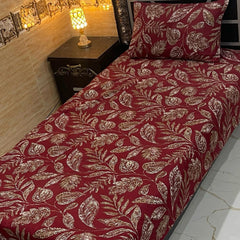 4 Pieces Crystal Cotton Single Pair Bedsheet SB 510