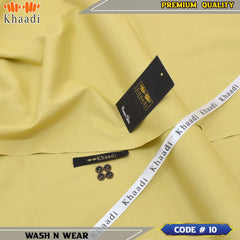 Wash N Wear Unstitched Gents Suit 110