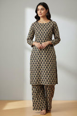 2 Pcs Ladies Suit Des 1112