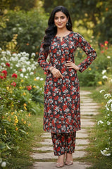 2 Pcs Ladies Suit Des 1115