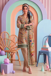 3 Pcs Lawn Unstitched Suit 12