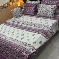 7 Pcs Quilted Comforter Set CC 213