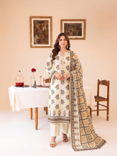 3 Pcs Lawn Unstitched Suit 596