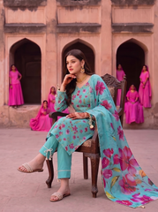 3 Pcs Lawn Unstitched Suit 16