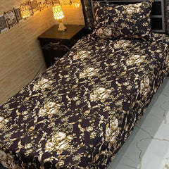 4 Pieces Crystal Cotton Single Pair Bedsheet SB 516