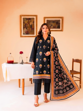 3 Pcs Lawn Unstitched Suit 595