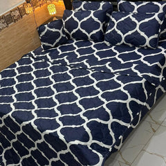 7 Pcs Quilted Comforter Set CC 216