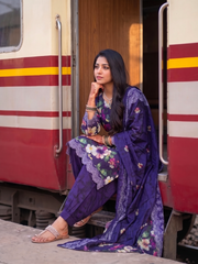 3 Pcs Lawn Unstitched Suit 17