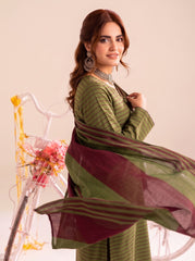 3 Piece Unstitched Khaadi Make Khaddar Suit 12