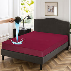 Waterproof Double Fitted Bed Sheet 01