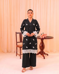 2 PIECE PREMIUM PURE LAWN EMBROIDERED UNSTITCHED SUIT 601