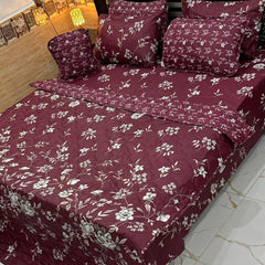 7 Pcs Quilted Comforter Set CC 201