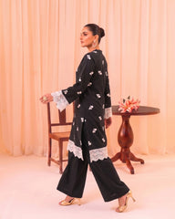 2 PIECE PREMIUM PURE LAWN EMBROIDERED UNSTITCHED SUIT 601