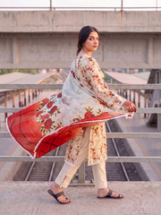 3 Pcs Lawn Unstitched Suit 20