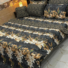 7 Pcs Quilted Comforter Set CC 223