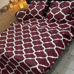 7 Pcs Quilted Comforter Set CC 224
