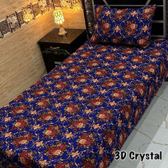 4 Pieces Crystal Cotton Single Pair Bedsheet SB 524