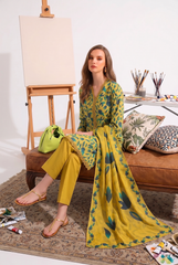 3 Pcs Lawn Unstitched Suit 25
