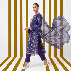 3 Pcs Lawn Unstitched Suit 27