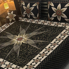 Jacquard Velvet 4-Piece Fancy Bedsheet Set 30