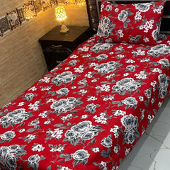 4 Pieces Crystal Cotton Single Pair Bedsheet SB 531