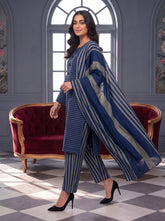 3 Piece Unstitched Khaadi Make Khaddar Suit 21