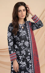 3 Pcs Lawn Unstitched Suit 534