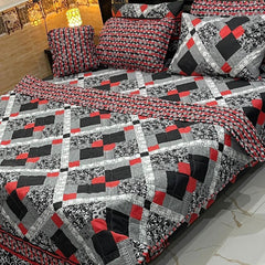 7 Pcs Quilted Comforter Set CC 234