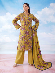 3 Pcs Lawn Unstitched Suit 34