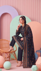 3 Pcs Lawn Unstitched Suit 703
