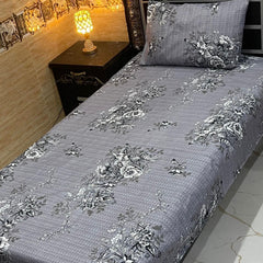 4 Pieces Crystal Cotton Single Pair Bedsheet SB 540