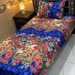 4 Pieces Crystal Cotton Single Pair Bedsheet SB 541