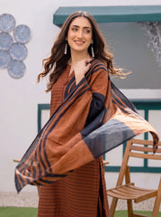 3 Piece Unstitched Khaadi Make Khaddar Suit 26