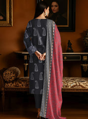 3 Pcs Lawn Unstitched Suit 546