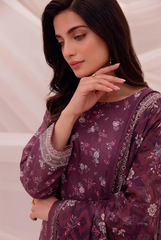 3 Pcs Lawn Unstitched Suit 504