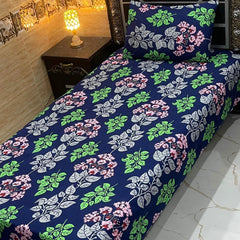 4 Pieces Crystal Cotton Single Pair Bedsheet SB 550