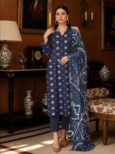 3 Pcs Lawn Unstitched Suit 552
