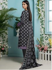 3 Pcs Lawn Unstitched Suit 555