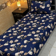 4 Pieces Crystal Cotton Single Pair Bedsheet SB 555