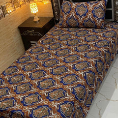 4 Pieces Crystal Cotton Single Pair Bedsheet SB 557