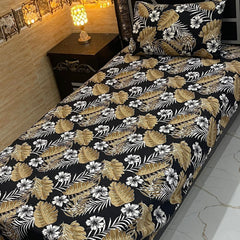 4 Pieces Crystal Cotton Single Pair Bedsheet SB 558