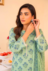 3 Pcs Lawn Unstitched Suit 567