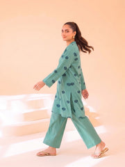 2 PIECE PREMIUM PURE LAWN EMBROIDERED UNSTITCHED SUIT 606