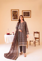 3 Pcs Lawn Unstitched Suit 571