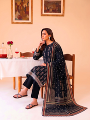 3 Pcs Lawn Unstitched Suit 578