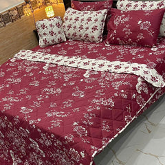 7 Pcs Quilted Comforter Set CC 207