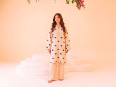 2 PIECE PREMIUM PURE LAWN EMBROIDERED UNSTITCHED SUIT 607
