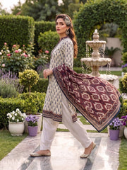 3 Pcs Lawn Unstitched Suit 580