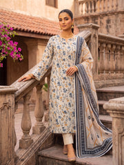 3 Pcs Lawn Unstitched Suit 592